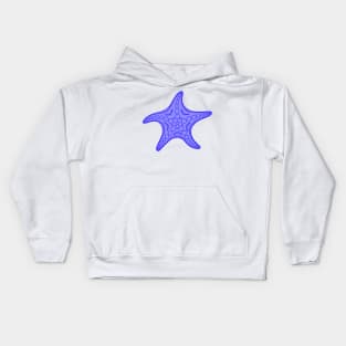 starfish (dark indigo) Kids Hoodie